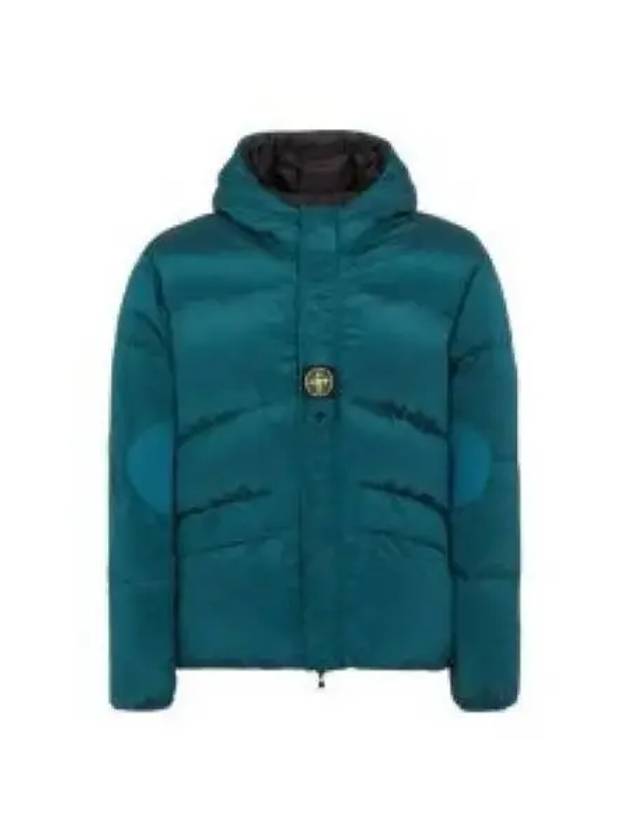 Logo Patch Reversible Padding Green - STONE ISLAND - BALAAN 2