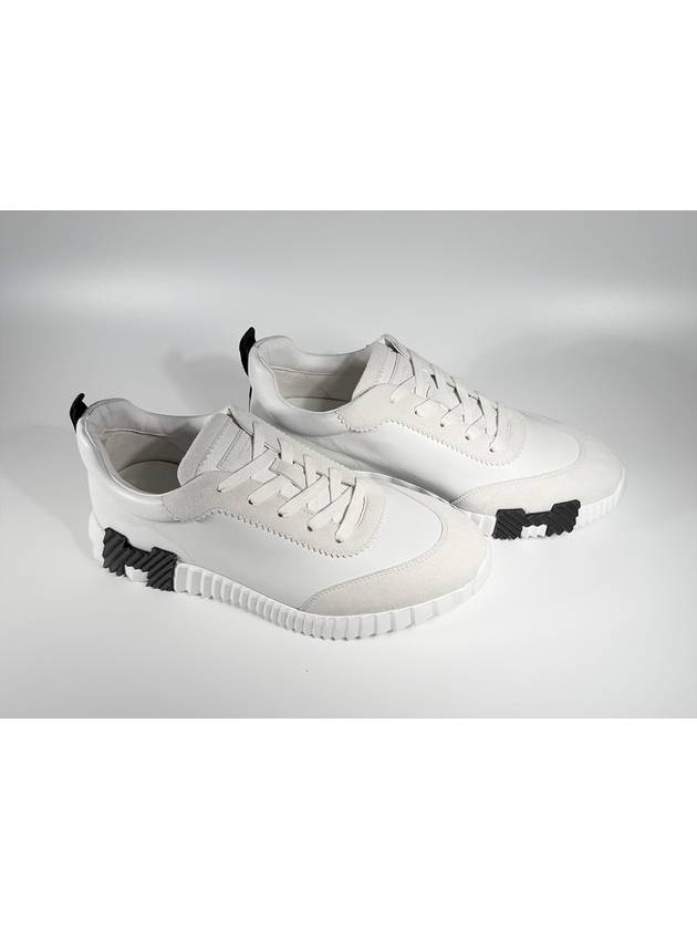 Bouncing Low Top Sneakers White - HERMES - BALAAN 3