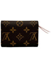 Rosalie Monogram Coin Purse Rose Ballerine - LOUIS VUITTON - BALAAN 5