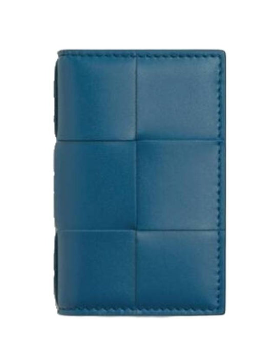 Men’s Wallet 748053VBWD24424 DEEP PACIFIC SILVER - BOTTEGA VENETA - BALAAN 1