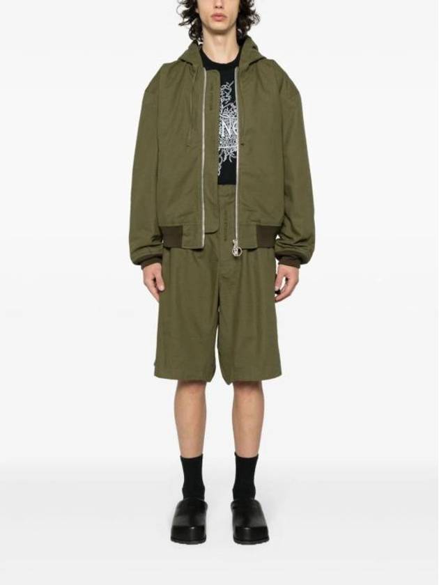 Ripstop Padded Jacket Olive - ACNE STUDIOS - BALAAN 4