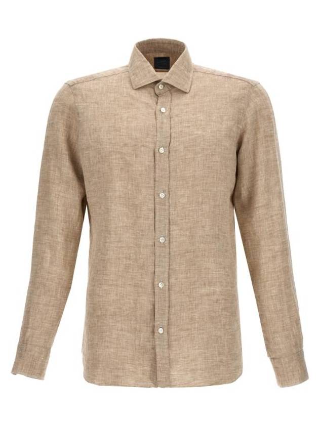 Long Sleeve Shirt LFU12P01401470006 Beige - BARBA - BALAAN 1