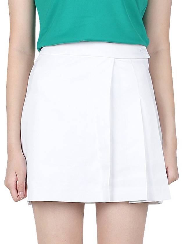 Women's Cataleya Pleated Skirt White - J.LINDEBERG - BALAAN 3