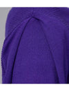 Golf Wear Puff Sleeve Collar Knit Purple - J JANE - BALAAN 5