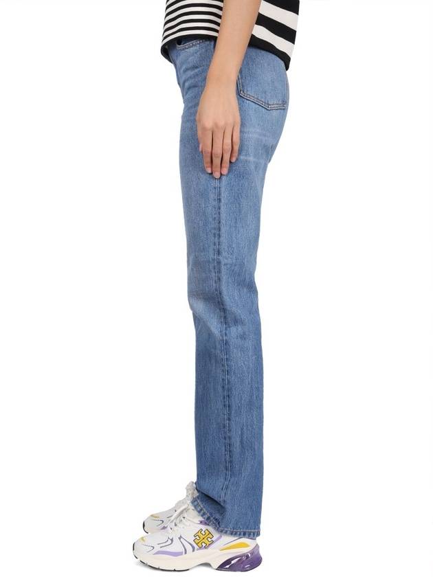 Women's Mid Rise Straight Jeans Blue - TORY BURCH - BALAAN 4