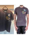 Men's multi-patch short sleeve t-shirt S71GD0517 S22427 814 - DSQUARED2 - BALAAN 1