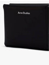 Tri-Fold Logo 3-Fold Card Wallet Black - ACNE STUDIOS - BALAAN 4