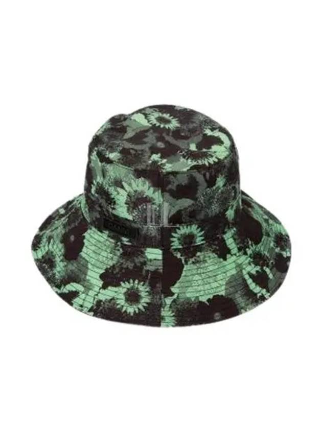 Recycle Tech Printing Bucket Hat Peapod - GANNI - BALAAN 2