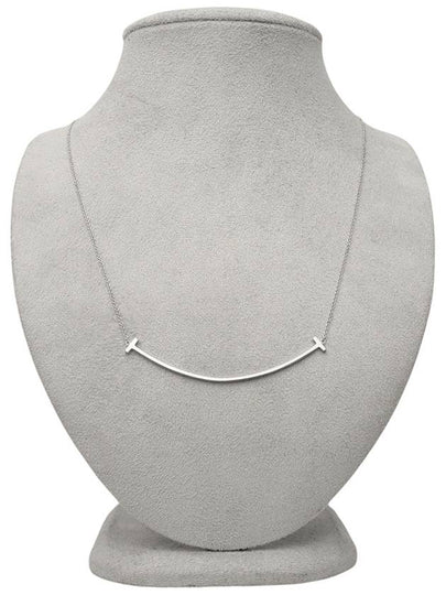 34775346 White gold T smile necklace large 34201 - TIFFANY & CO. - BALAAN 2