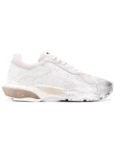 Spray Bounce Low Top Sneakers White - VALENTINO - BALAAN 1