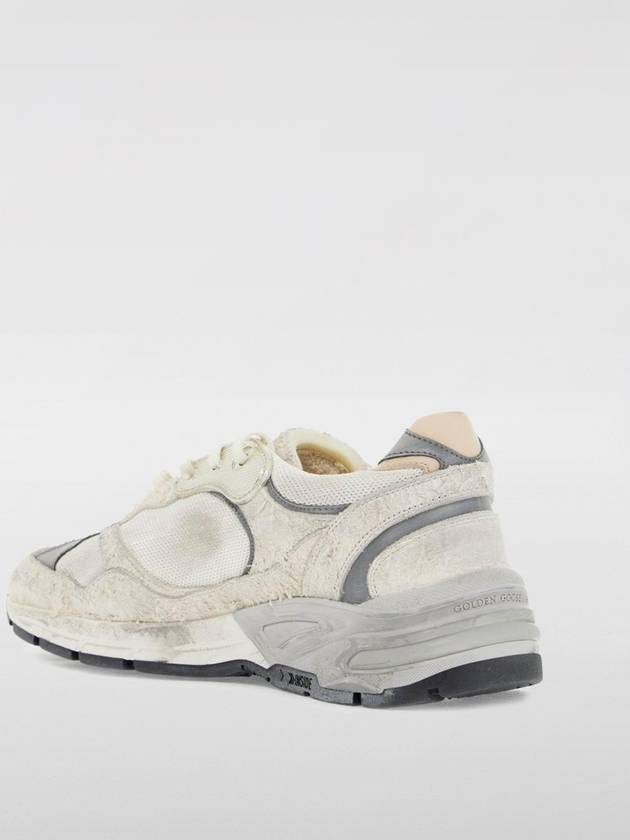 Mesh and Suede Leather Dad-Star Sneakers White Beige - GOLDEN GOOSE - BALAAN 3