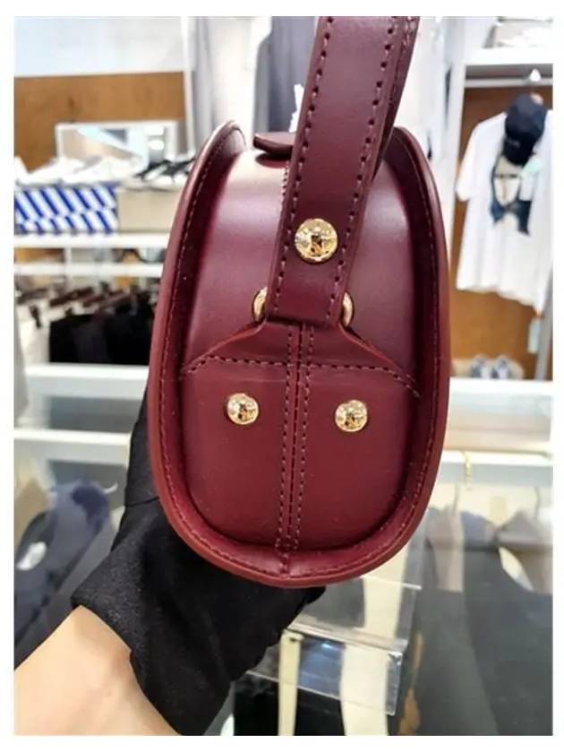 Demi Lune Mini Half Moon Cross Bag Burgundy - A.P.C. - BALAAN 10