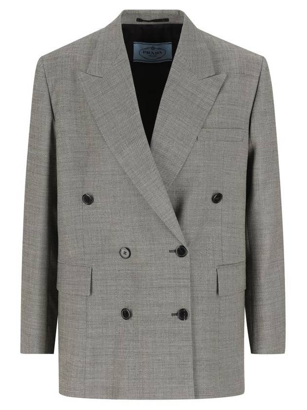 Prada Jackets Grey - PRADA - BALAAN 1