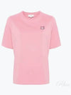 Bold Fox Head Patch Comfort Short Sleeve T-Shirt Rosebud - MAISON KITSUNE - BALAAN 2