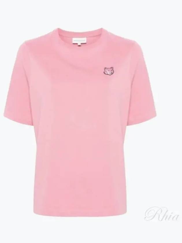 Bold Fox Head Patch Comfort Short Sleeve T-Shirt Rosebud - MAISON KITSUNE - BALAAN 2