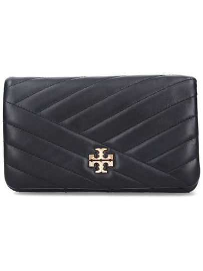 Kira Chevron Chain Cross Bag Black - TORY BURCH - BALAAN 2