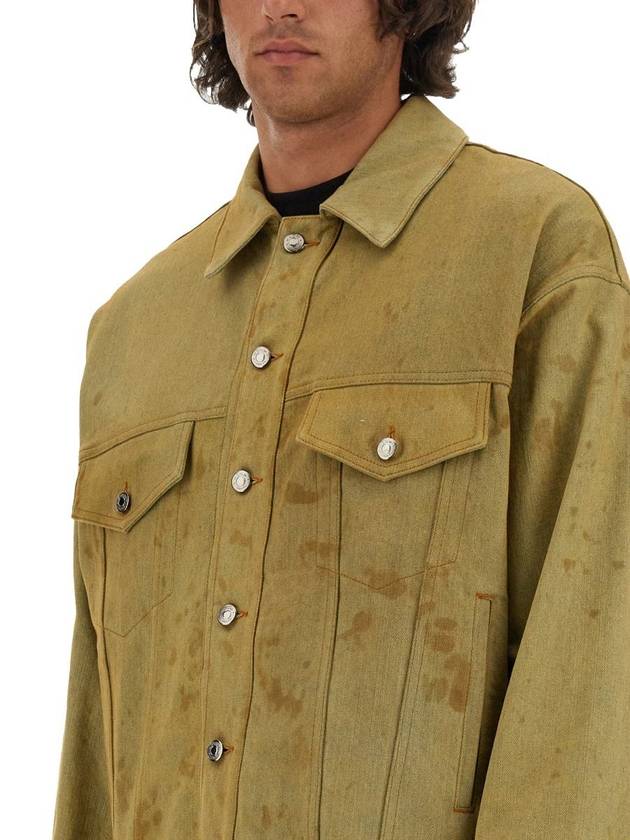 Msgm Denim Jacket Dyed In Tea - MSGM - BALAAN 4