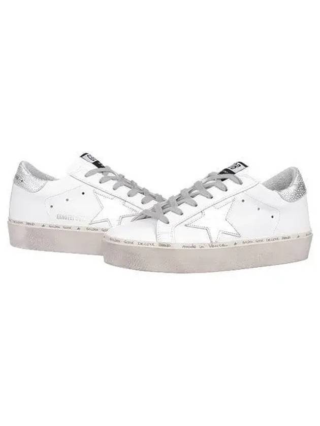 Hi Star White Metallic Silver Heel Tab Sneakers - GOLDEN GOOSE - BALAAN 2