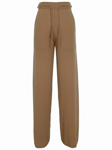 Camel Farole Wool Cashmere Pants PAROLE 003 - MAX MARA - BALAAN 1