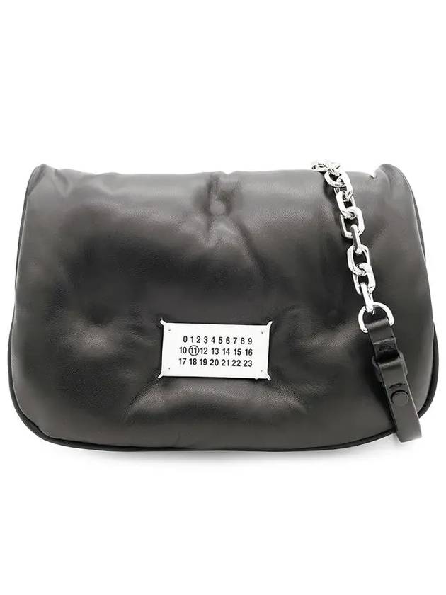 Glam Slam Flap Crossbody Bag Black - MAISON MARGIELA - BALAAN 3