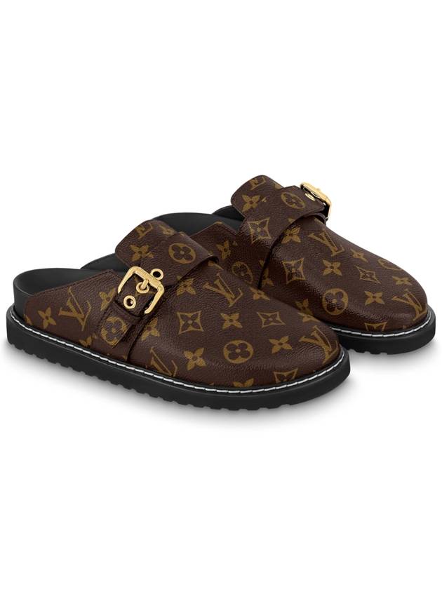 LV Cosy Flat Comfort Clog Brown - LOUIS VUITTON - BALAAN 2