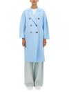 Women's Madame 2 Double Coat Blue - MAX MARA - BALAAN 2