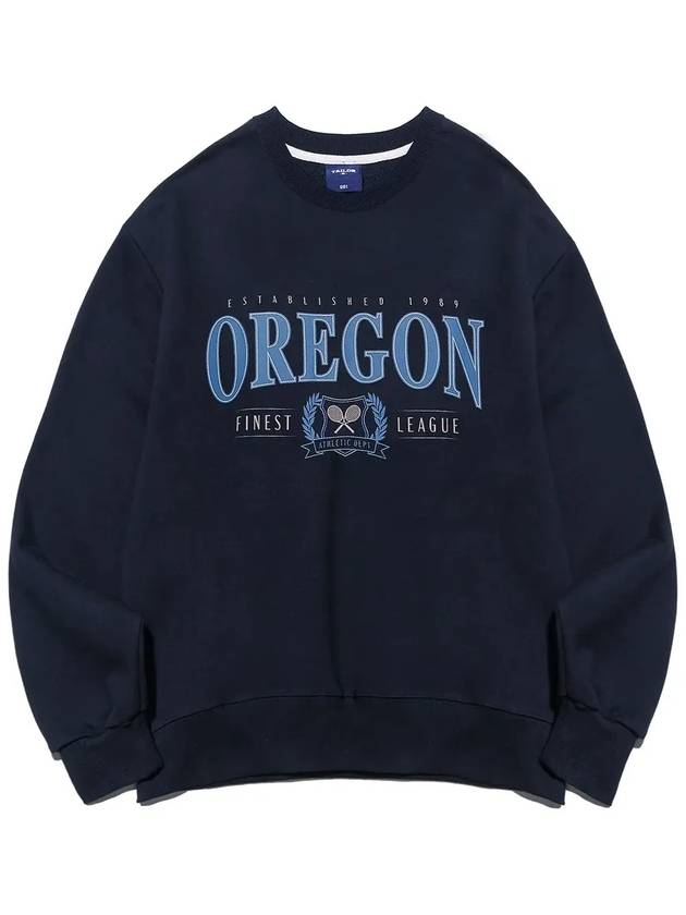 Oregon Overfit Sweatshirt Navy - TAILOR STUDIO - BALAAN 4