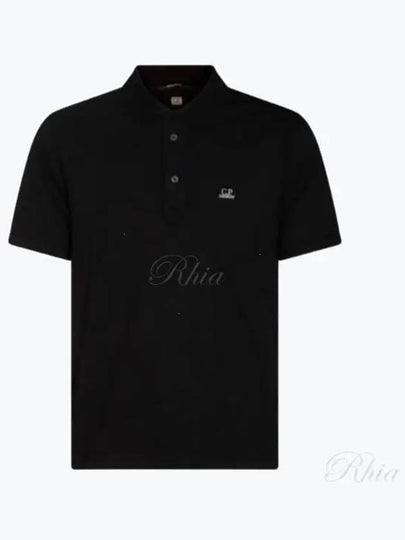 1020 Jersey Polo Shirt Black - CP COMPANY - BALAAN 2