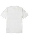 Logo Cotton Short Sleeve T-Shirt White - CP COMPANY - BALAAN 3