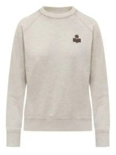 Mila Logo Cotton Sweatshirt Ecru Khaki - ISABEL MARANT - BALAAN 2