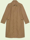 Men's Polyester GG Canvas Reversible Coat Beige - GUCCI - BALAAN.
