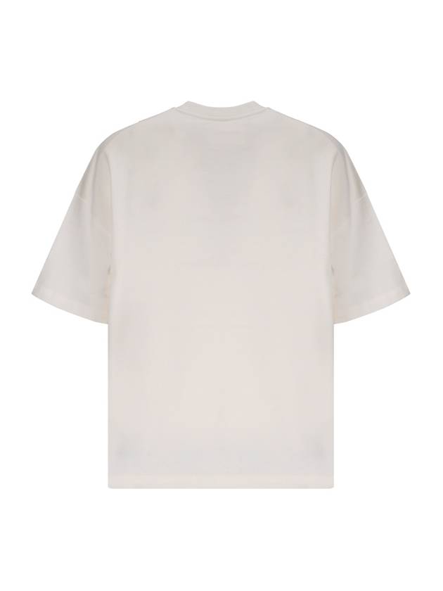 Men's Logo Cotton Short Sleeve T-Shirt White - JIL SANDER - BALAAN 3