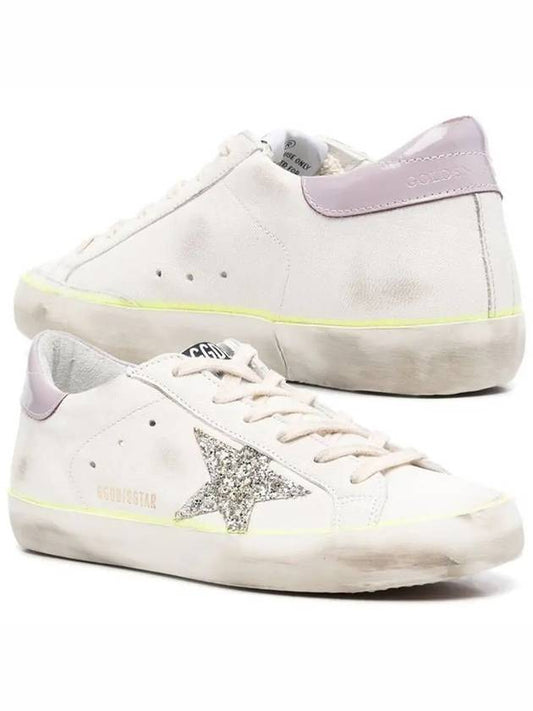 Superstar Lila Tab Low Top Sneakers White - GOLDEN GOOSE - BALAAN 2