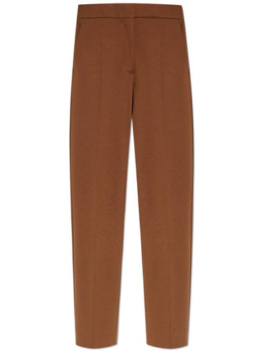 Max Mara Creased Trousers Pegno, Women's, Brown - MAX MARA - BALAAN 1