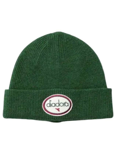 Wool Melange Beanie Green - DIADORA - BALAAN 1