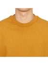 Compass Patch Crew Neck Sweatshirt Orange - STONE ISLAND - BALAAN 7