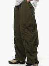 Shirring wide nylon pants khaki - CPGN STUDIO - BALAAN 1