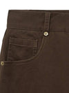 Moleskine Cinchback Flare Pants Brown - NOIRER - BALAAN 11