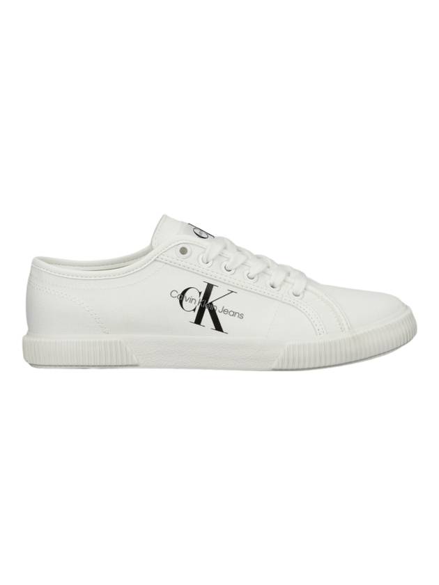 Jeans Monaco Low Top Sneakers White - CALVIN KLEIN - BALAAN 1