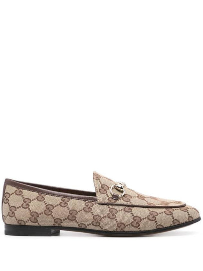 Jordan Ebony Original GG Canvas Loafer Beige - GUCCI - BALAAN 2