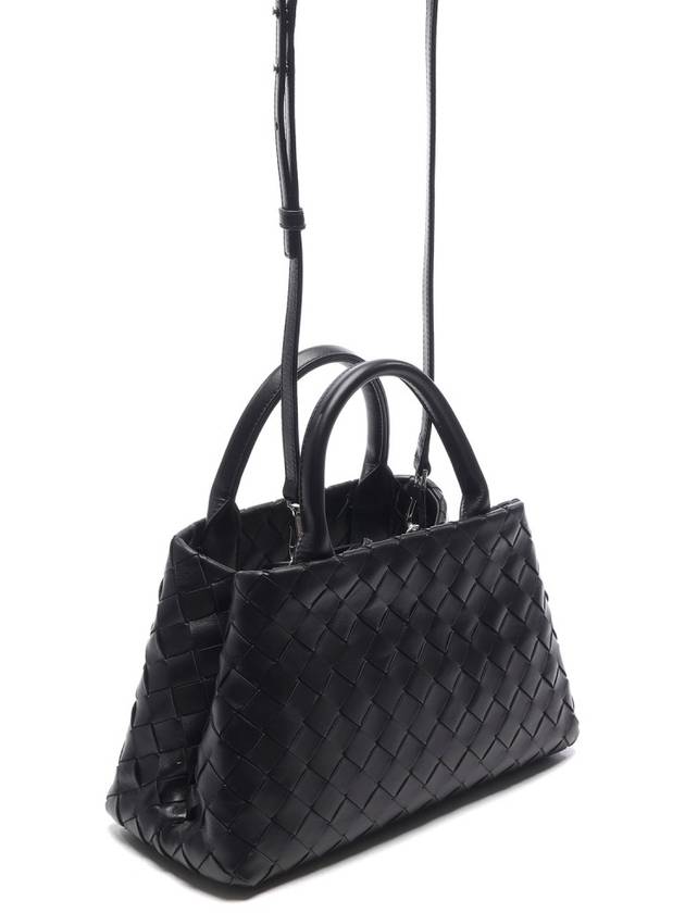 Intrecciato New Roma Tote Bag Black - BOTTEGA VENETA - BALAAN 4