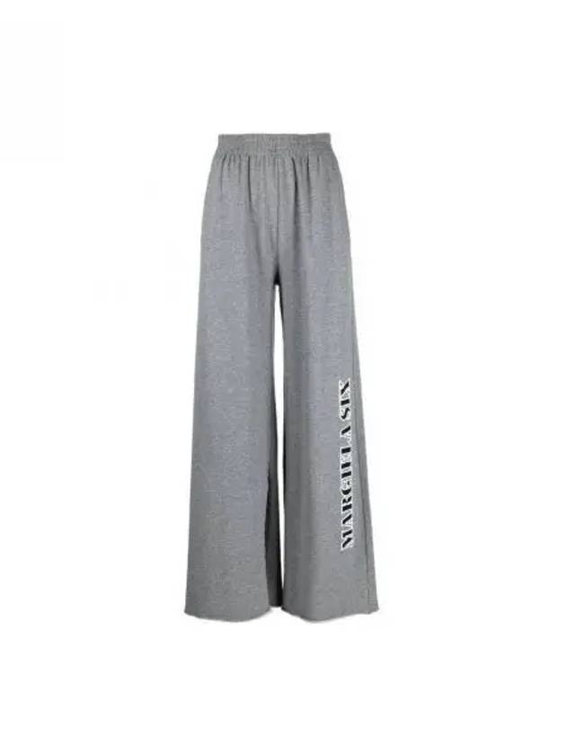 Logo Cotton Wide Pants Grey - MAISON MARGIELA - BALAAN 2