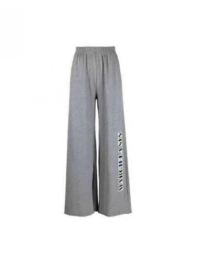 Logo Cotton Wide Pants Grey - MAISON MARGIELA - BALAAN 2