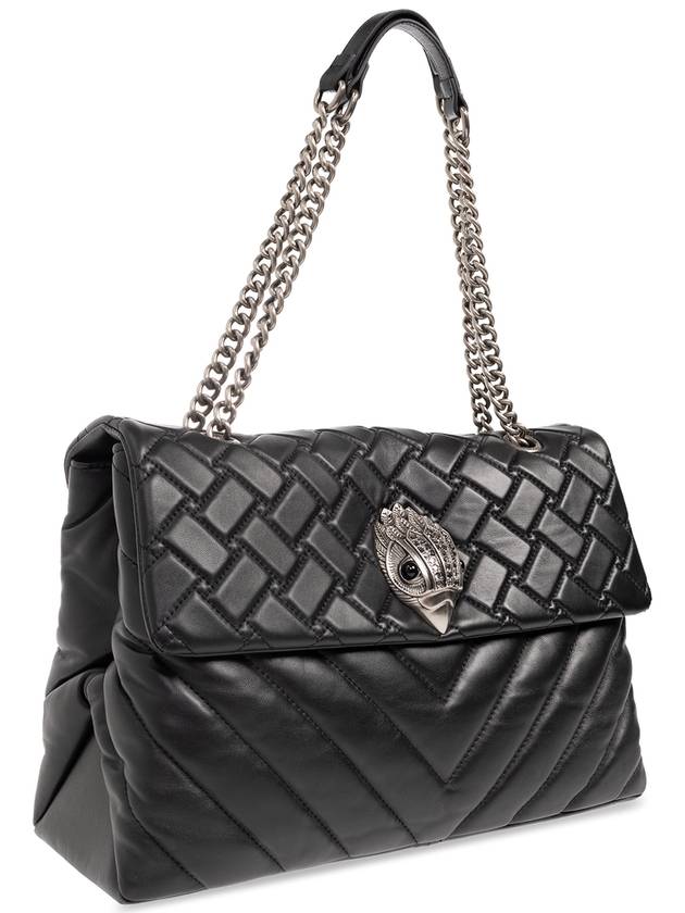 Kurt Geiger ‘Kensington XXL’ Quilted Shoulder Bag, Women's, Black - KURT GEIGER - BALAAN 4