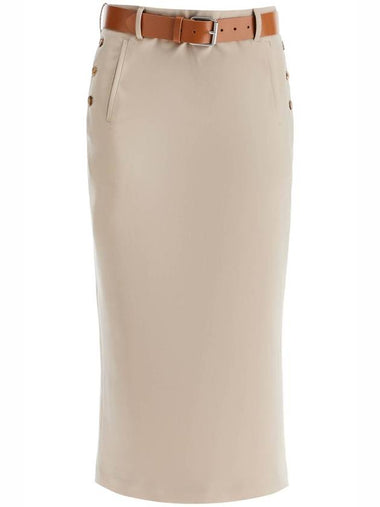 skirt with belt - MOSCHINO - BALAAN 1