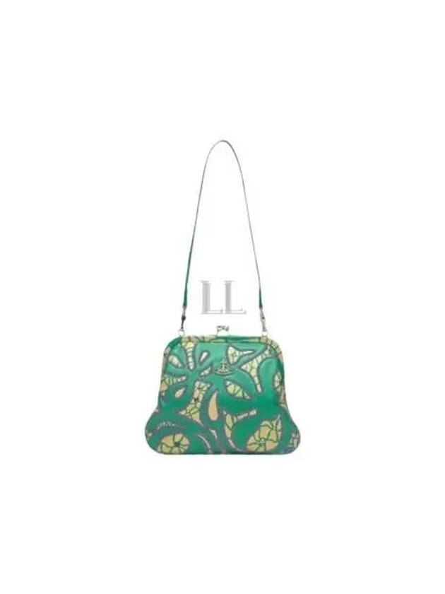 Logo Clutch Bag Green - VIVIENNE WESTWOOD - BALAAN 2