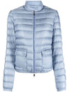 Women's Lans Lightweight Short Down Padded Jacket Light Blue - MONCLER - BALAAN 1