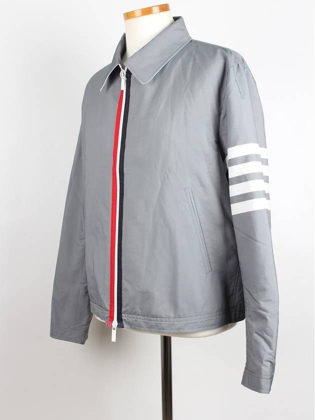 Golf Tech Three Stripe Zip Up Jacket 1 - THOM BROWNE - BALAAN 2