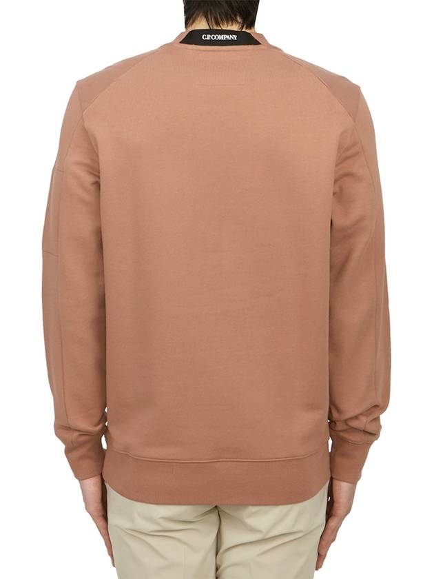 Diagonal Raised Fleece Sweatshirt Pink - CP COMPANY - BALAAN 4