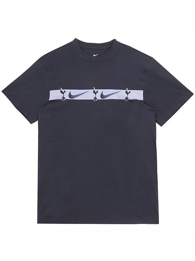 Tottenham Hotspur Repeat Short Sleeve T-Shirt Navy - NIKE - BALAAN 1